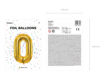 Picture of FOIL BALLOON NUMBER 0 GOLD 34 INCH